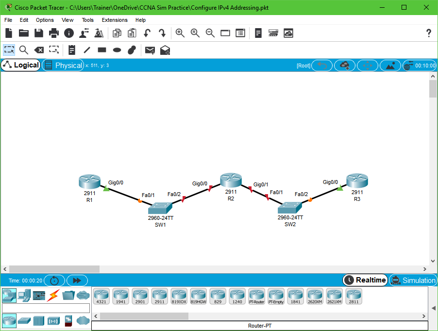 CCNA Exam Simulation